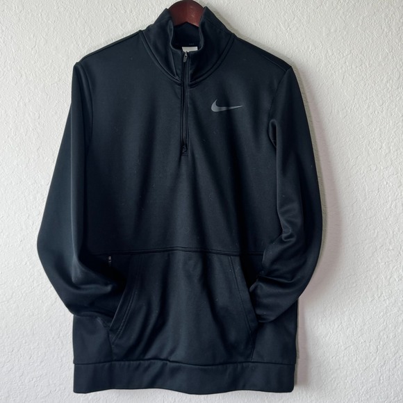 Nike Other - Nike Mens‎ Therma-FIT Black Quarter Zip Pullover Hoodie Sweatshirt CU6217-010 M